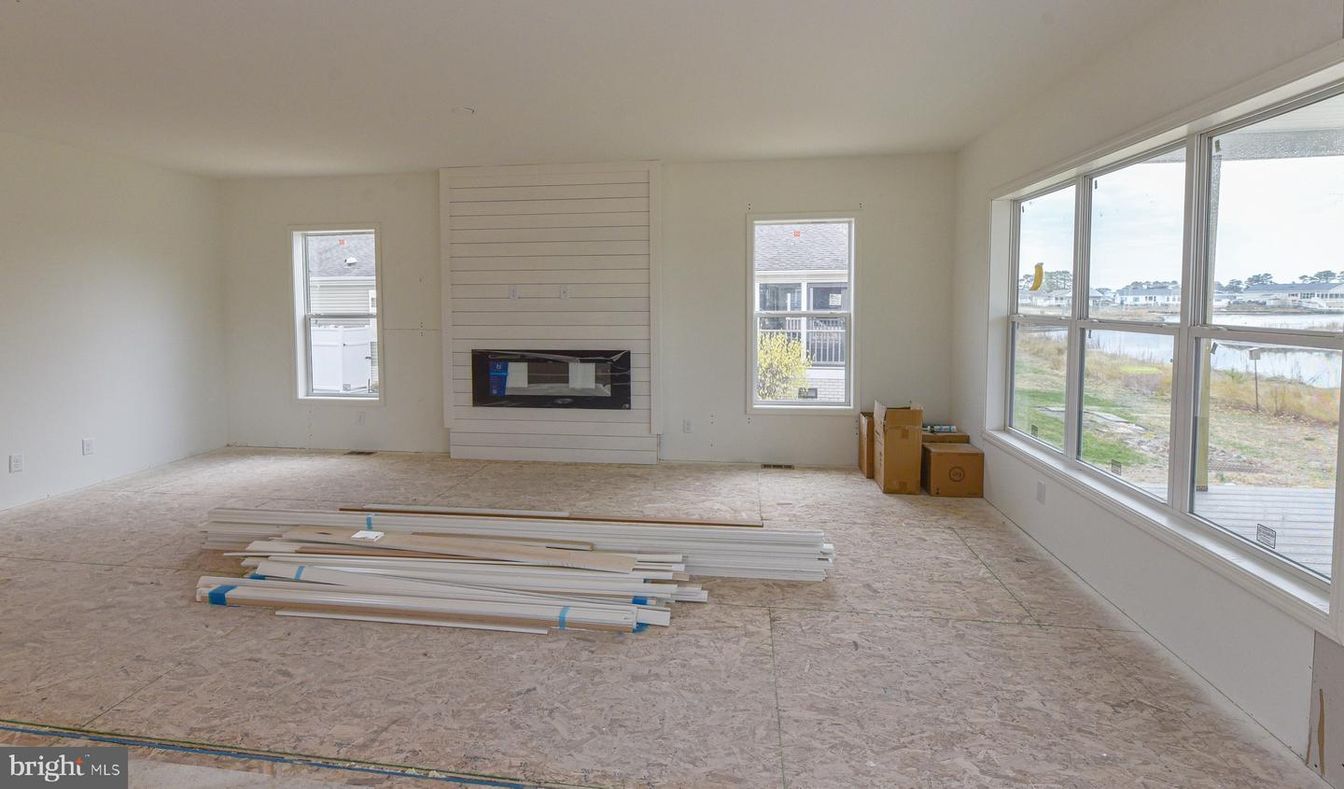 Empty room, Fireplace, Interior