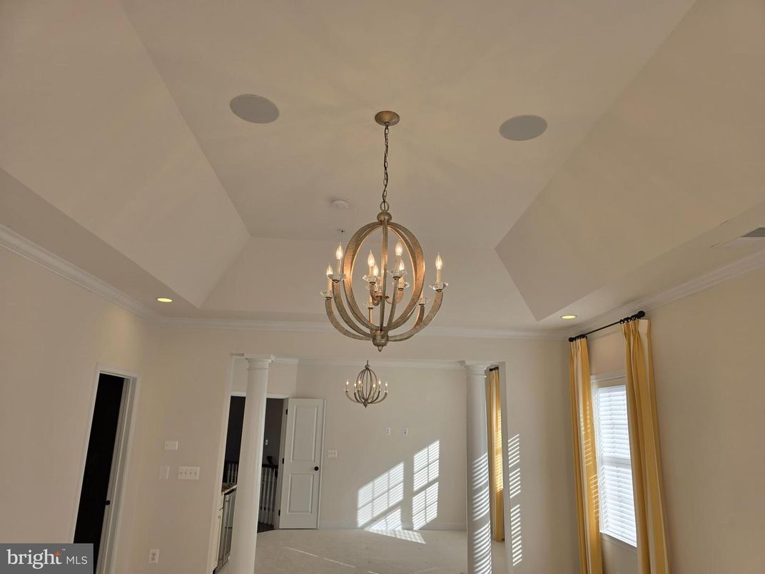 Chandelier, Interior, Recessed Lighting