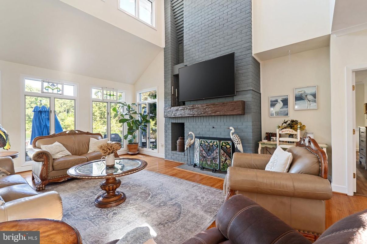 Fireplace, Interior, Living room, Wood Texture Flooring