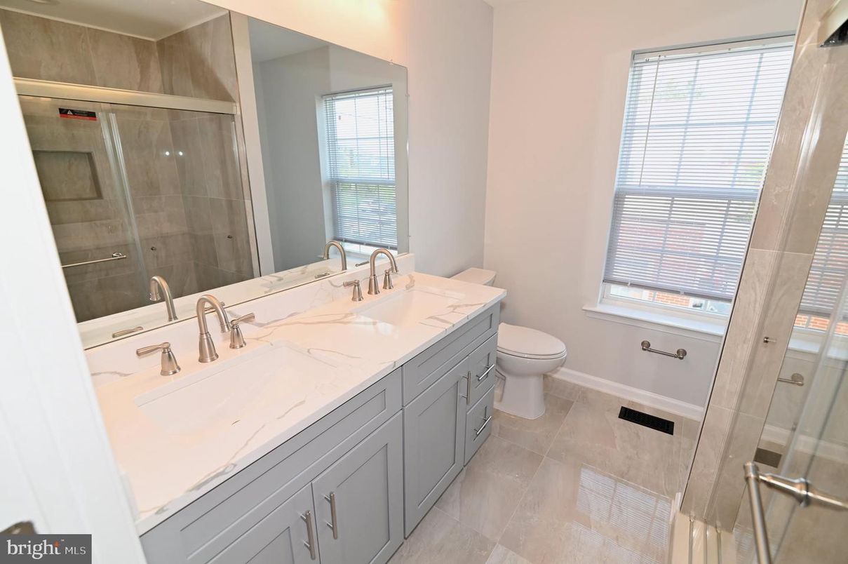 Bathroom, Dual Sink Vanities, Glass Shower, Interior