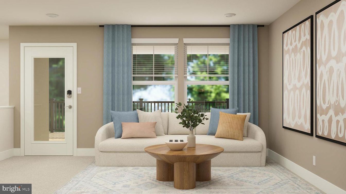 Interior, Living room, Recessed Lighting