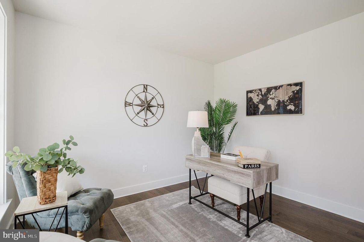Home Office, Interior, Wood Texture Flooring