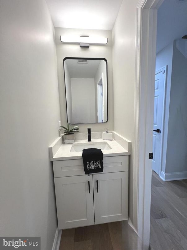 Bathroom, Interior, Wood Texture Flooring
