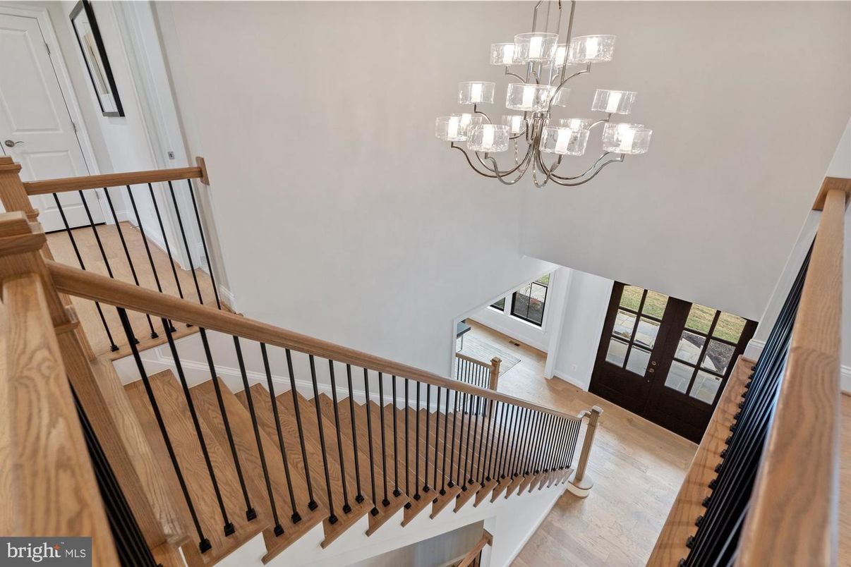 Chandelier, Interior, Wood Texture Flooring