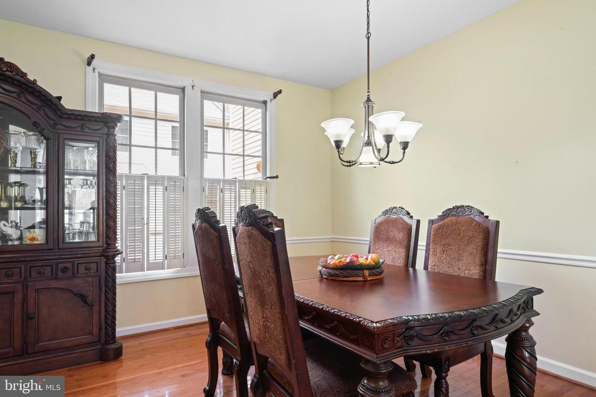 Chandelier, Dining room, Interior, Pendant Lights, Wood Texture Flooring