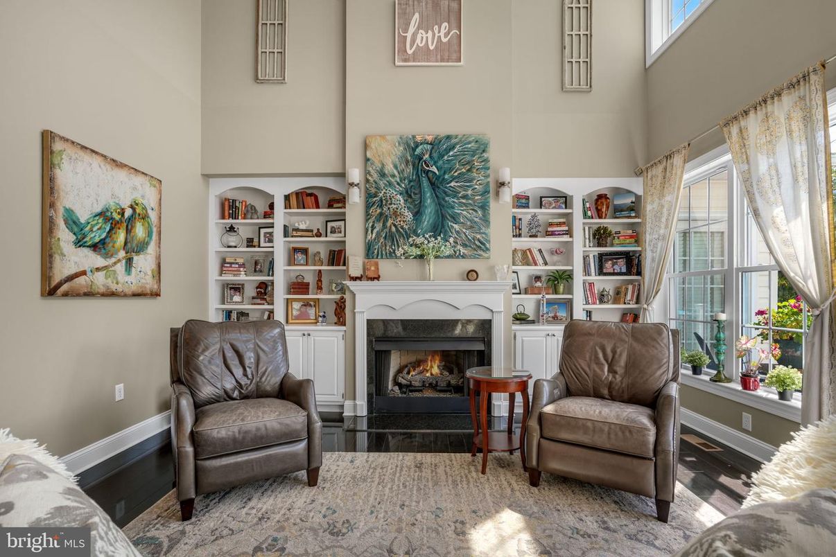 Fireplace, Interior, Wood Texture Flooring