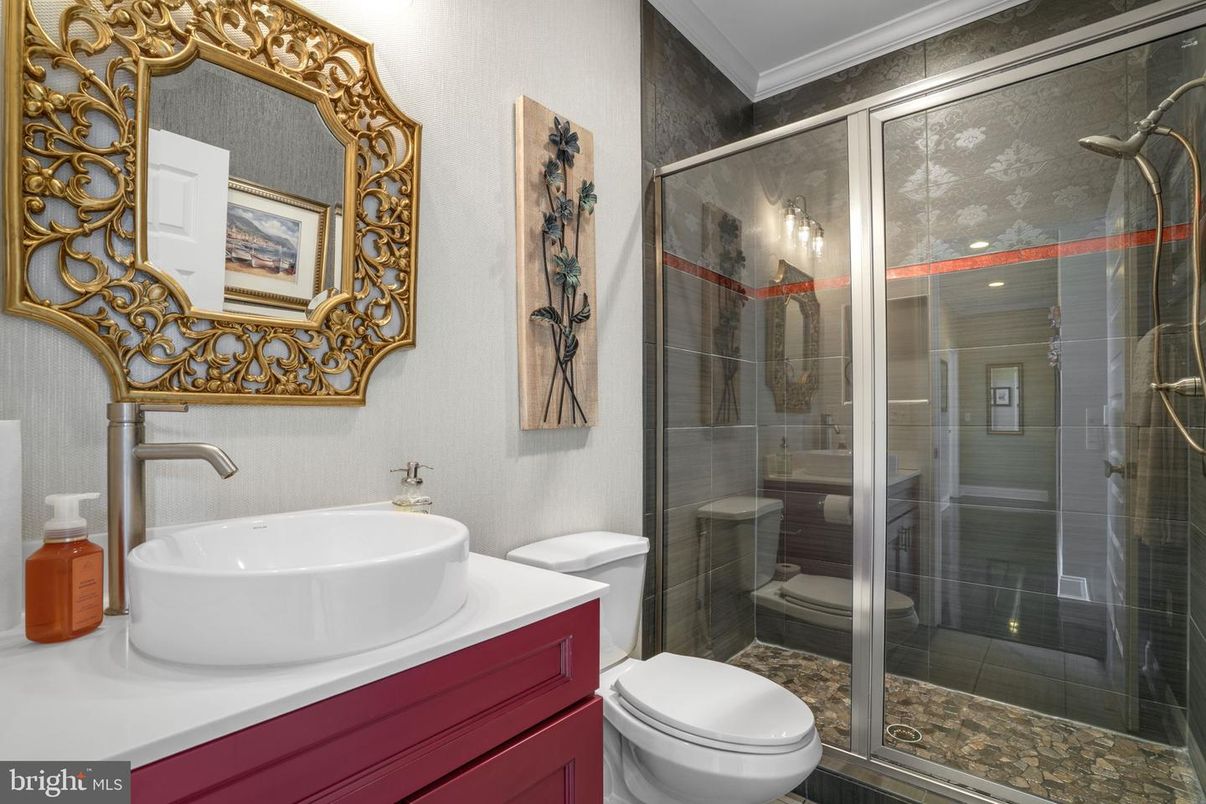 Bathroom, Glass Shower, Interior