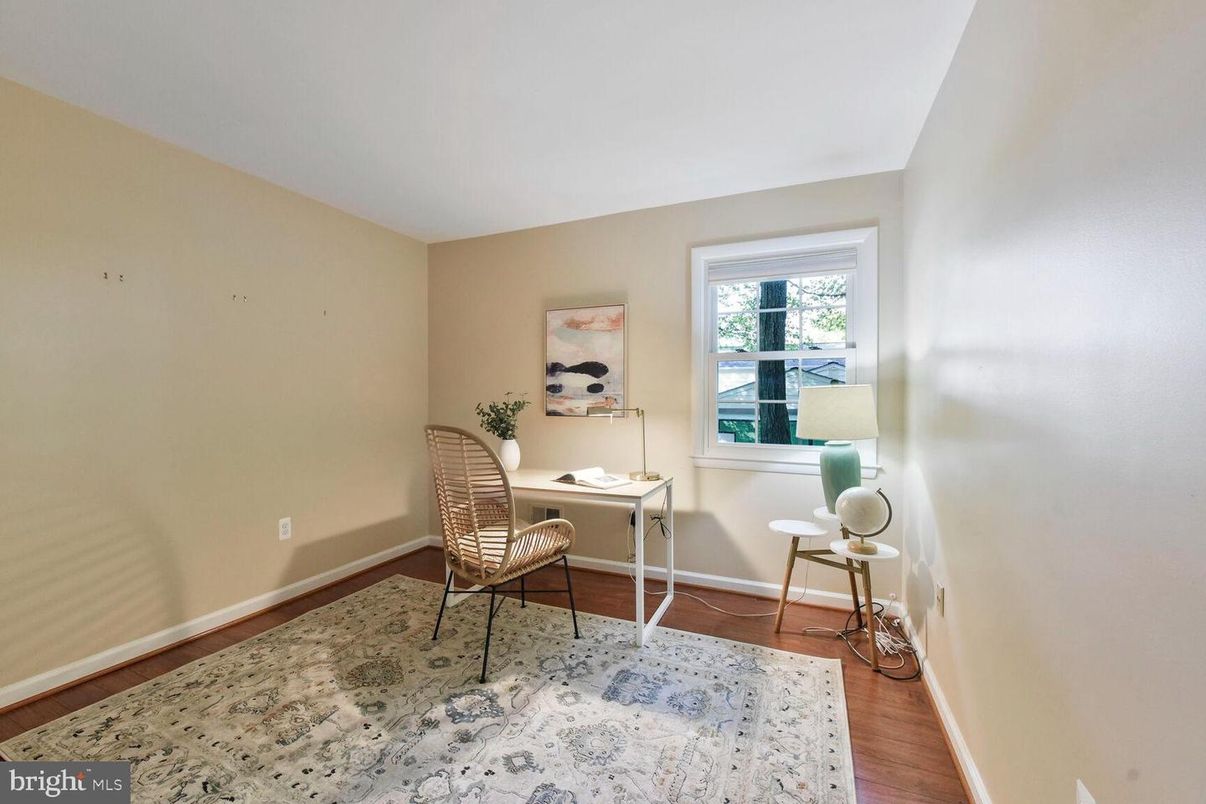 Home Office, Interior, Wood Texture Flooring