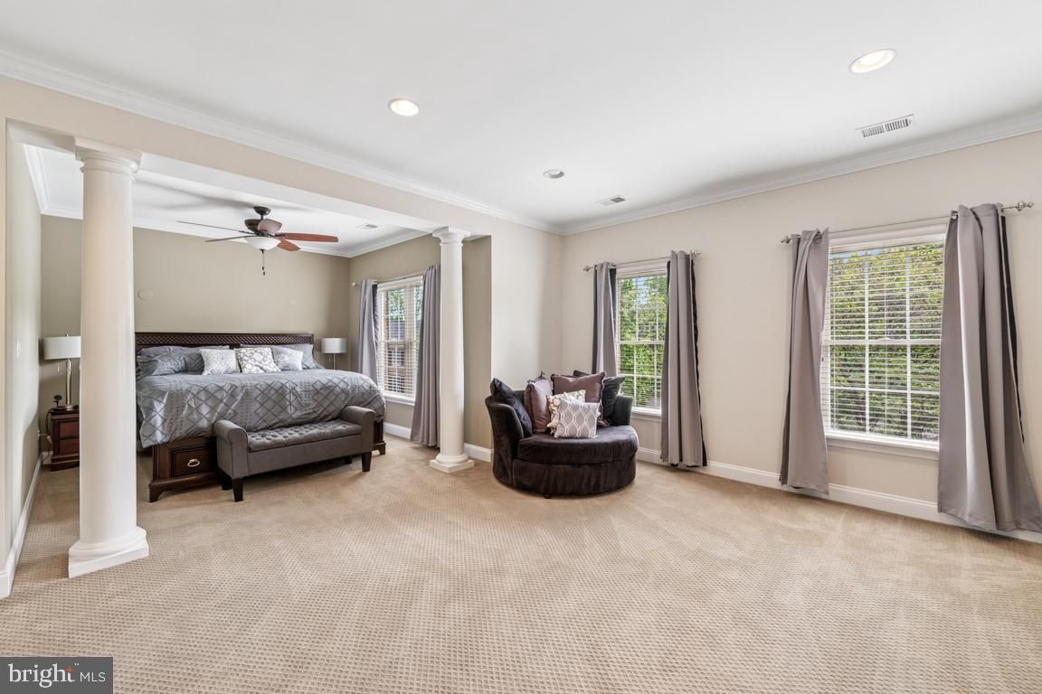 Bedroom, Interior, Recessed Lighting