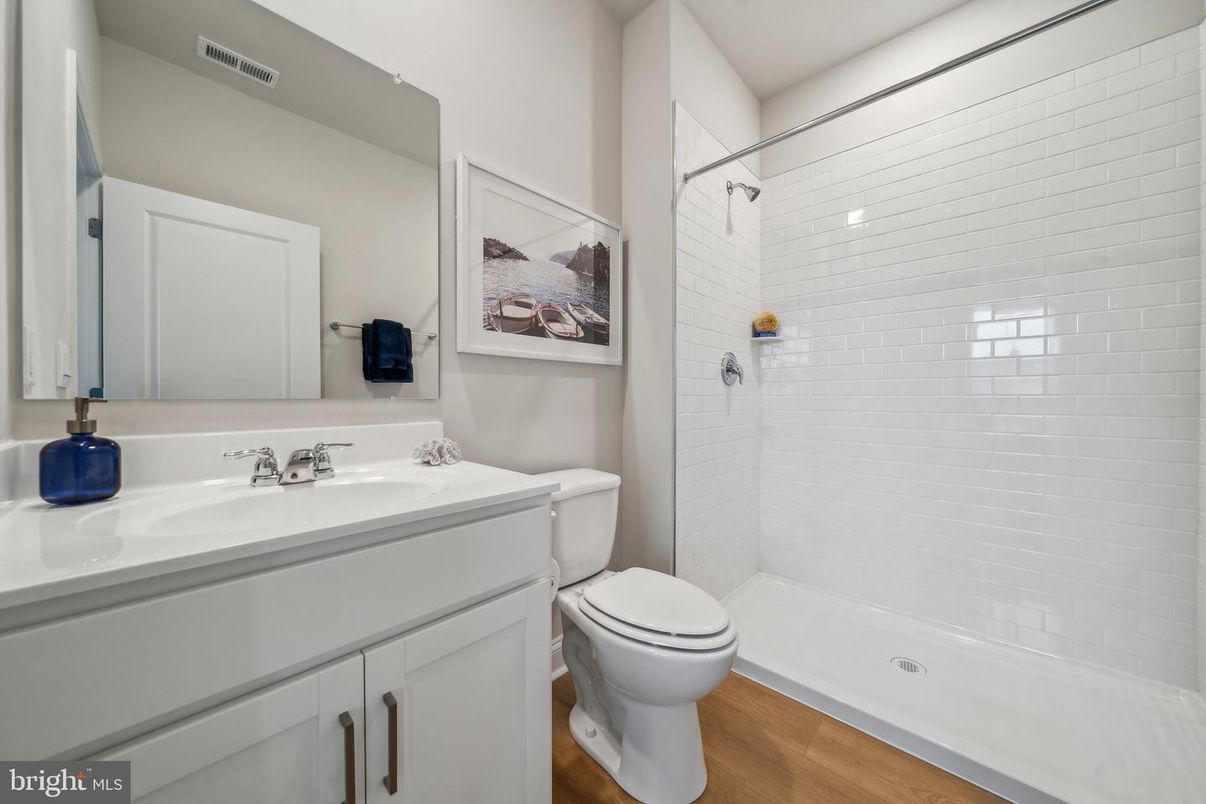Bathroom, Interior, Wood Texture Flooring