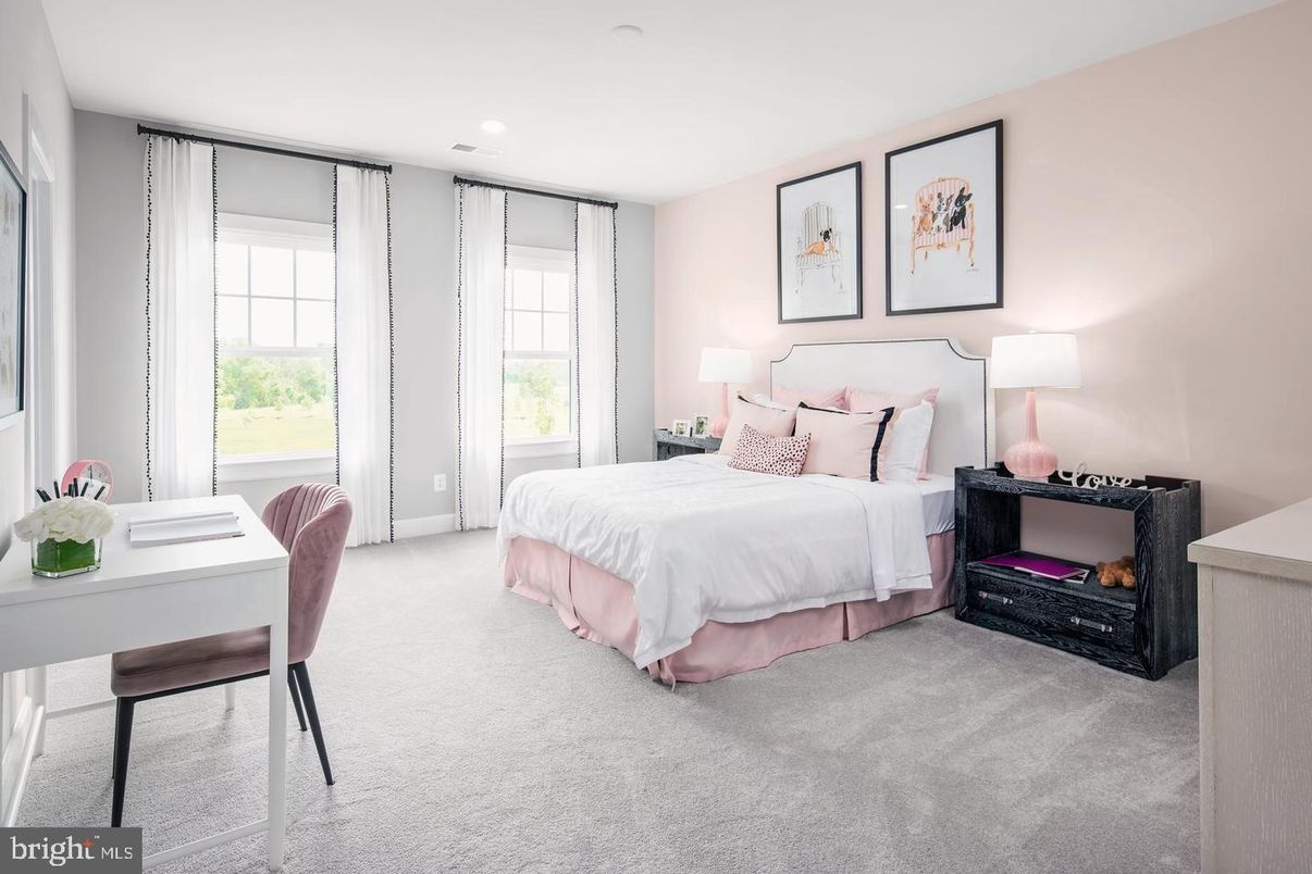 Bedroom, Home Office, Interior, Recessed Lighting