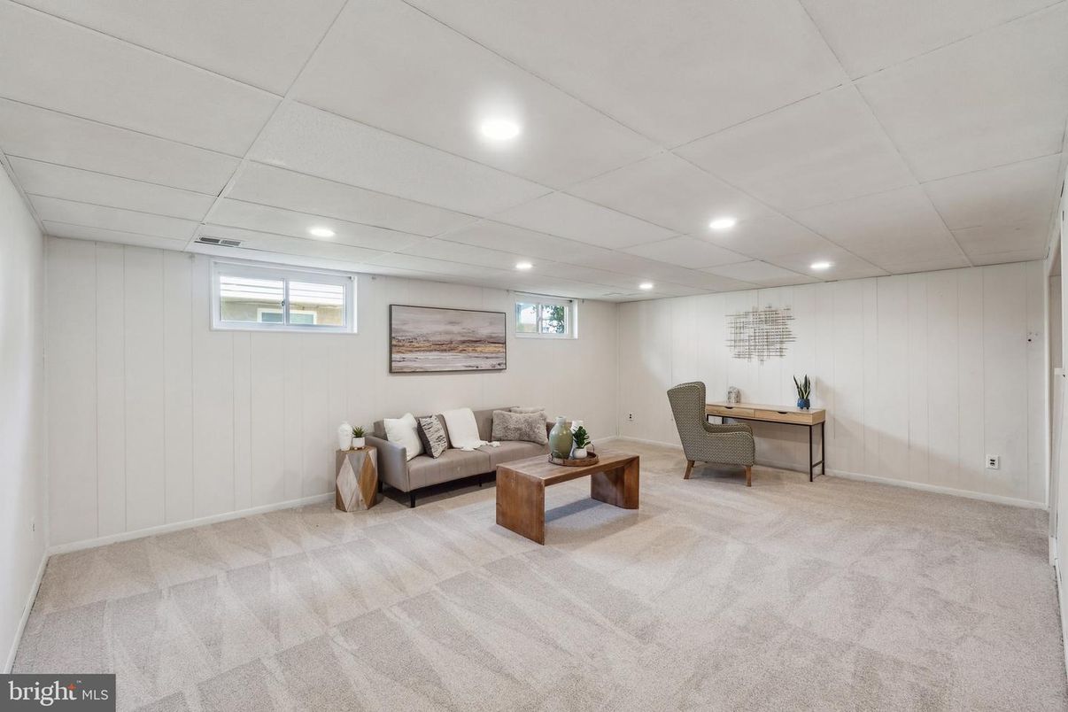 Home Office, Interior, Recessed Lighting
