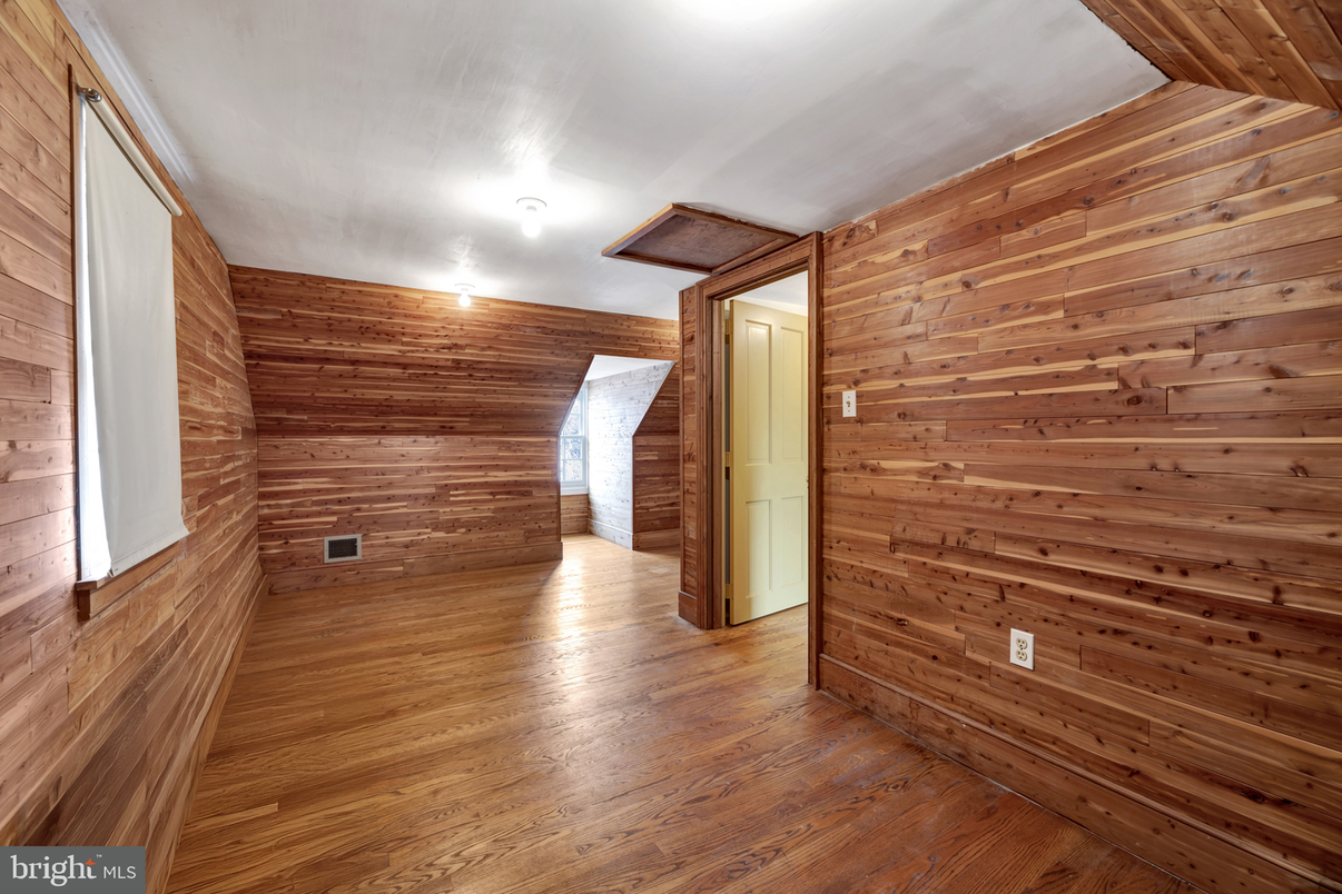 Empty room, Interior, Wood Texture Flooring, Wooden Walls