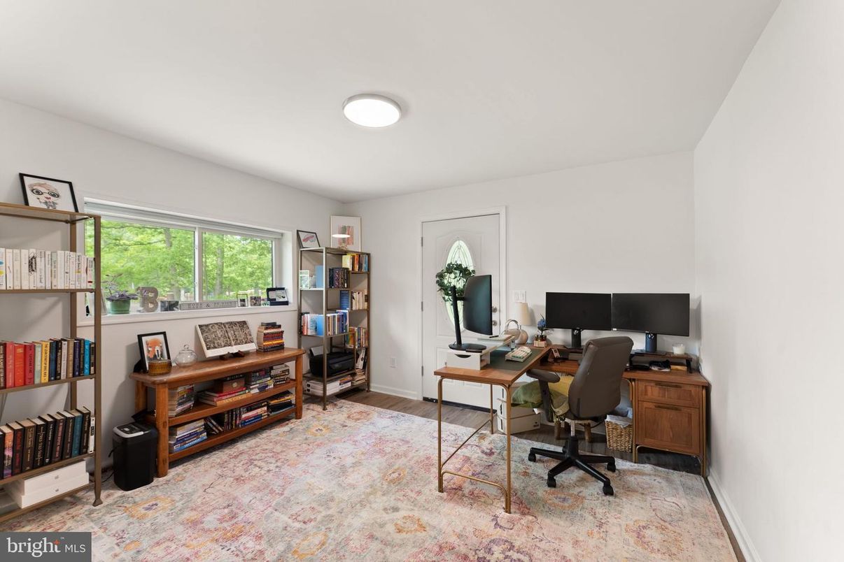 Home Office, Interior, Wood Texture Flooring