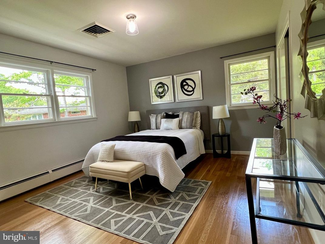 Bedroom, Interior, Wood Texture Flooring