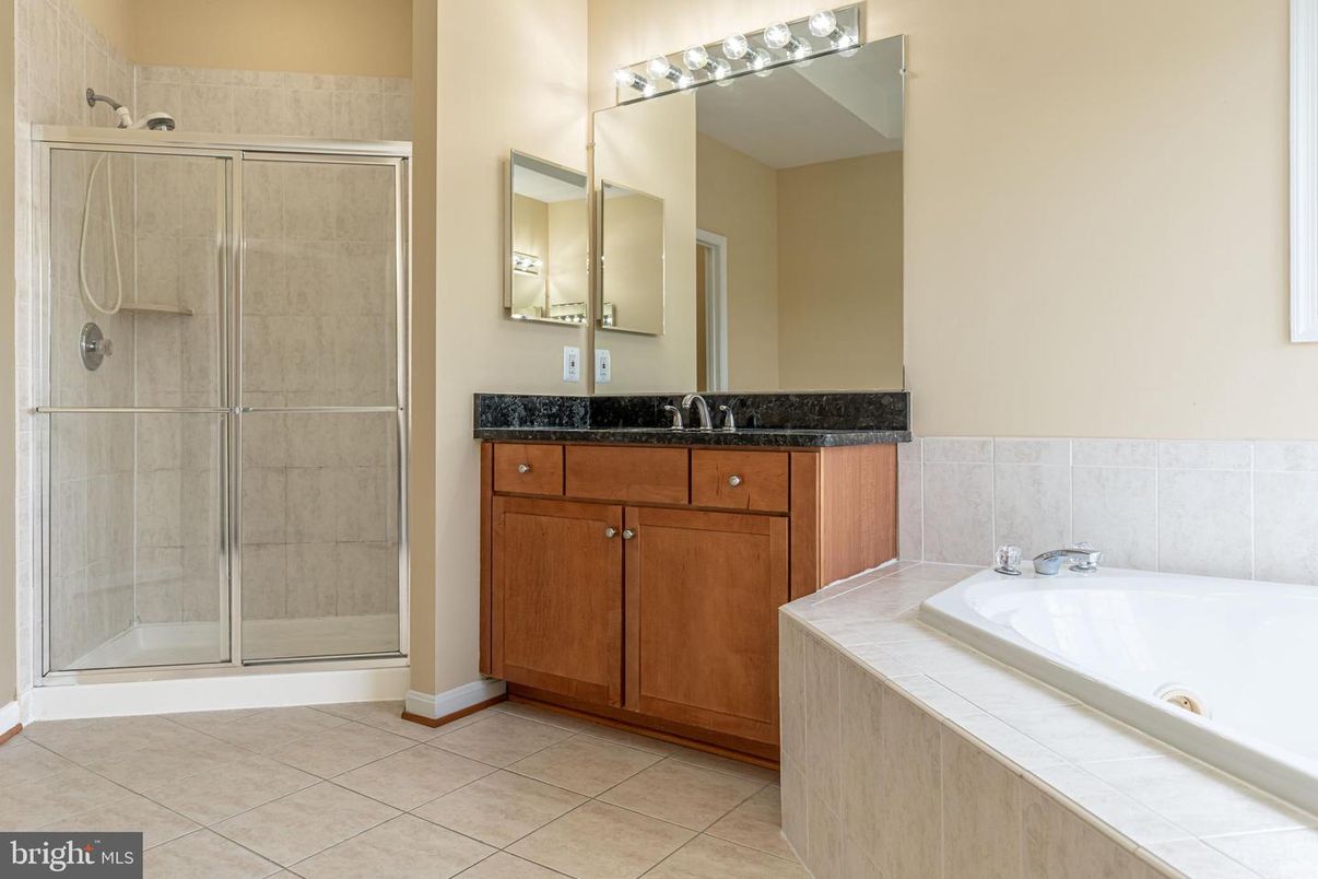 Bathroom, Dual Sink Vanities, Glass Shower, Interior
