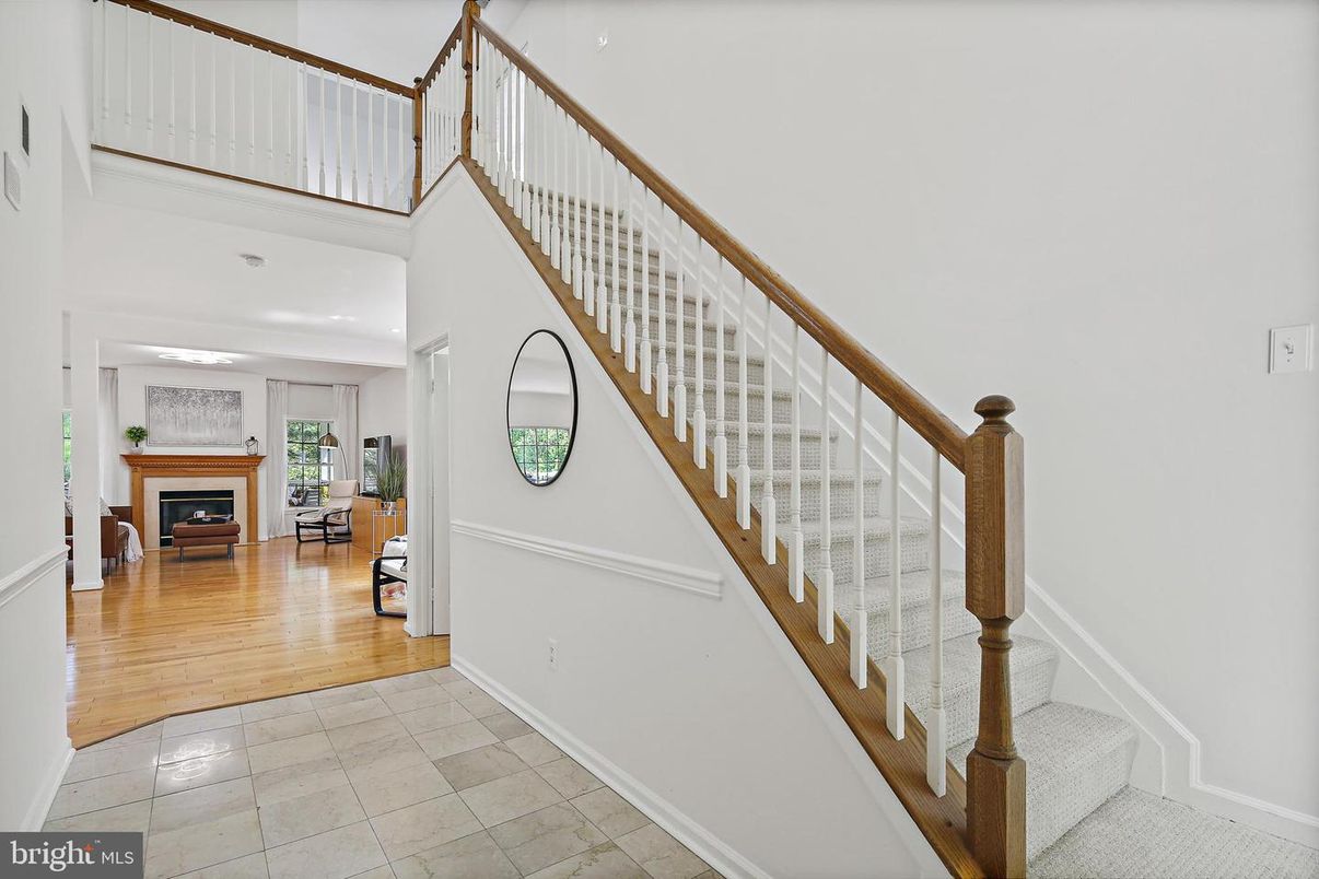 Fireplace, Interior, Recessed Lighting, Wood Texture Flooring