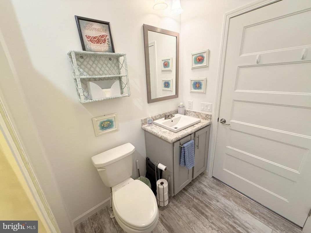 Bathroom, Interior, Wood Texture Flooring