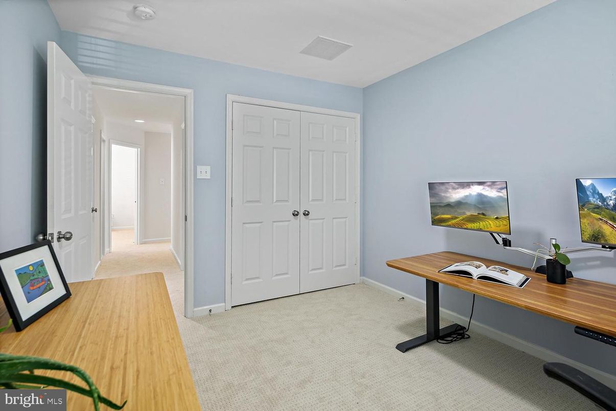 Home Office, Interior, Recessed Lighting