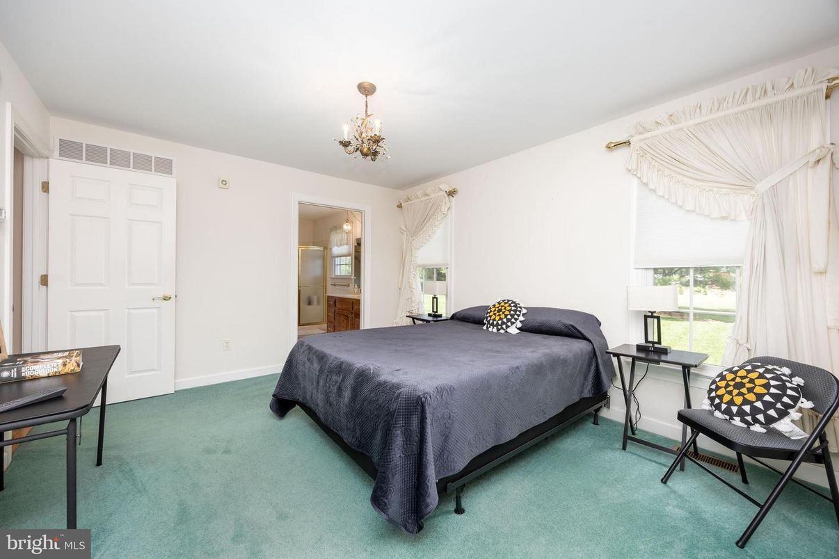 Bedroom, Chandelier, Interior