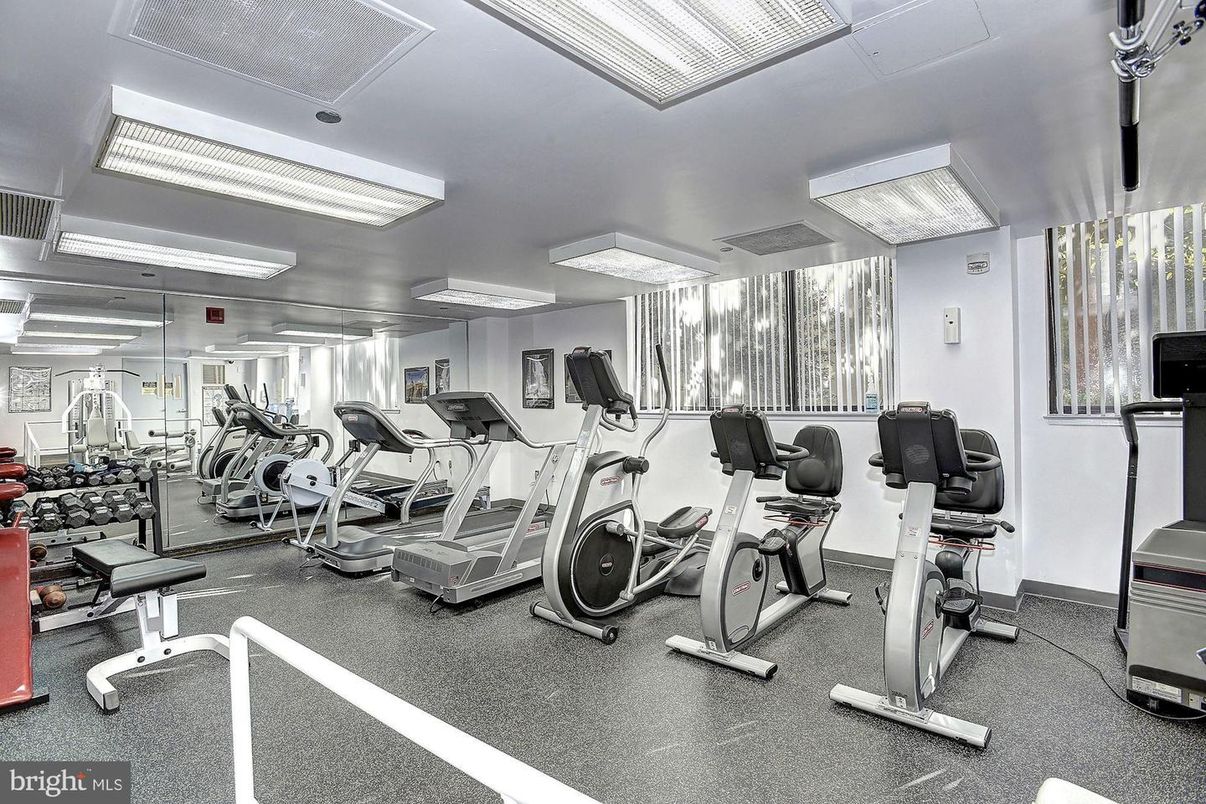 Fitness Equipment, Gym, Interior