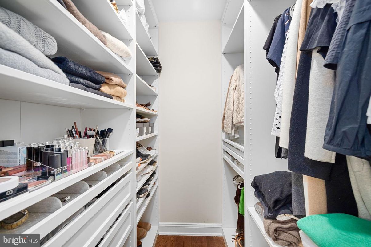 Interior, Walk-in Closets, Wood Texture Flooring