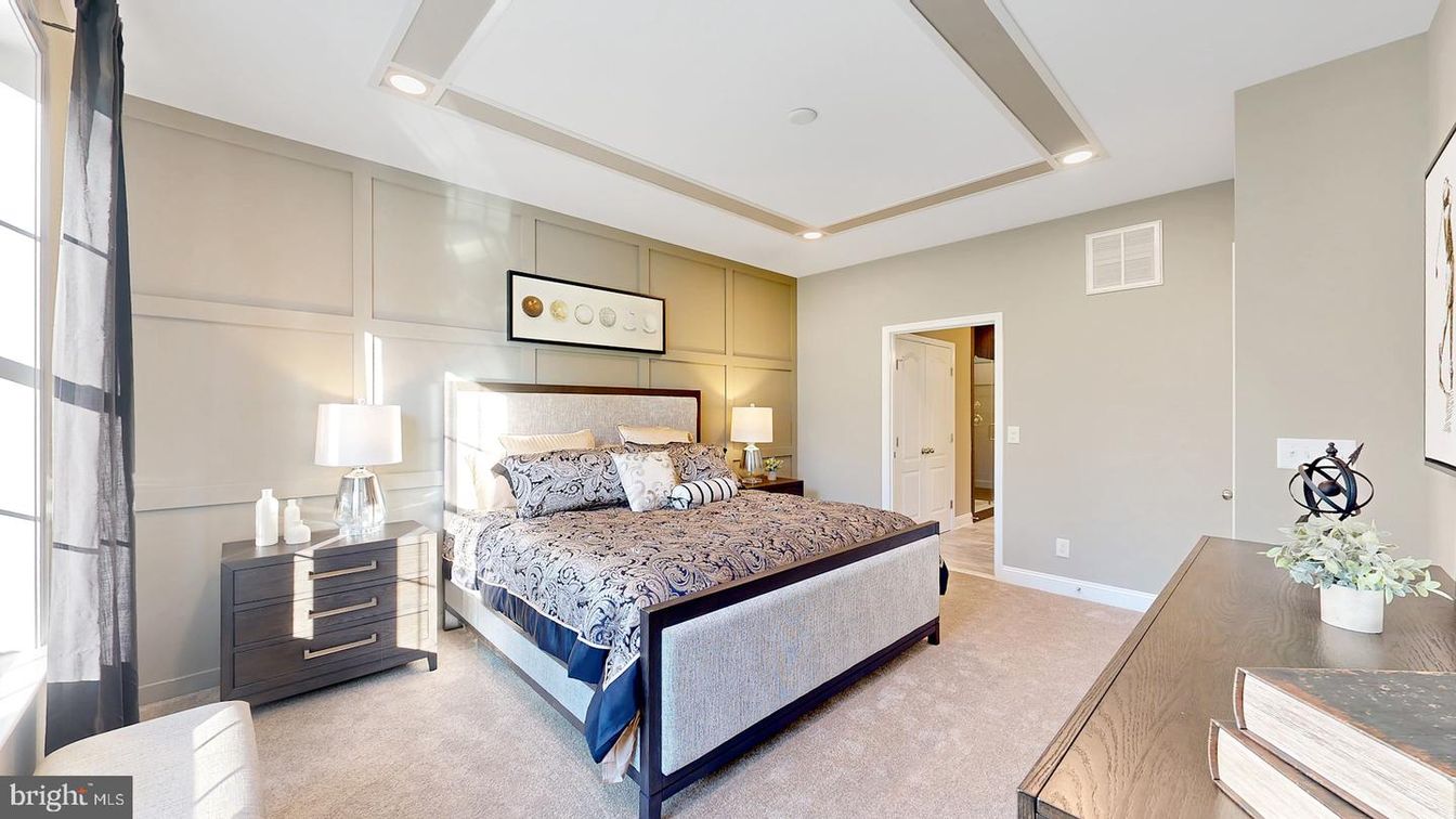 Bedroom, Interior, Recessed Lighting