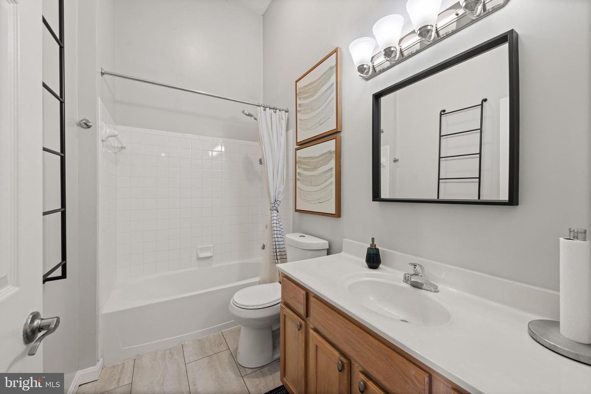 Bathroom, Interior, Wood Texture Flooring