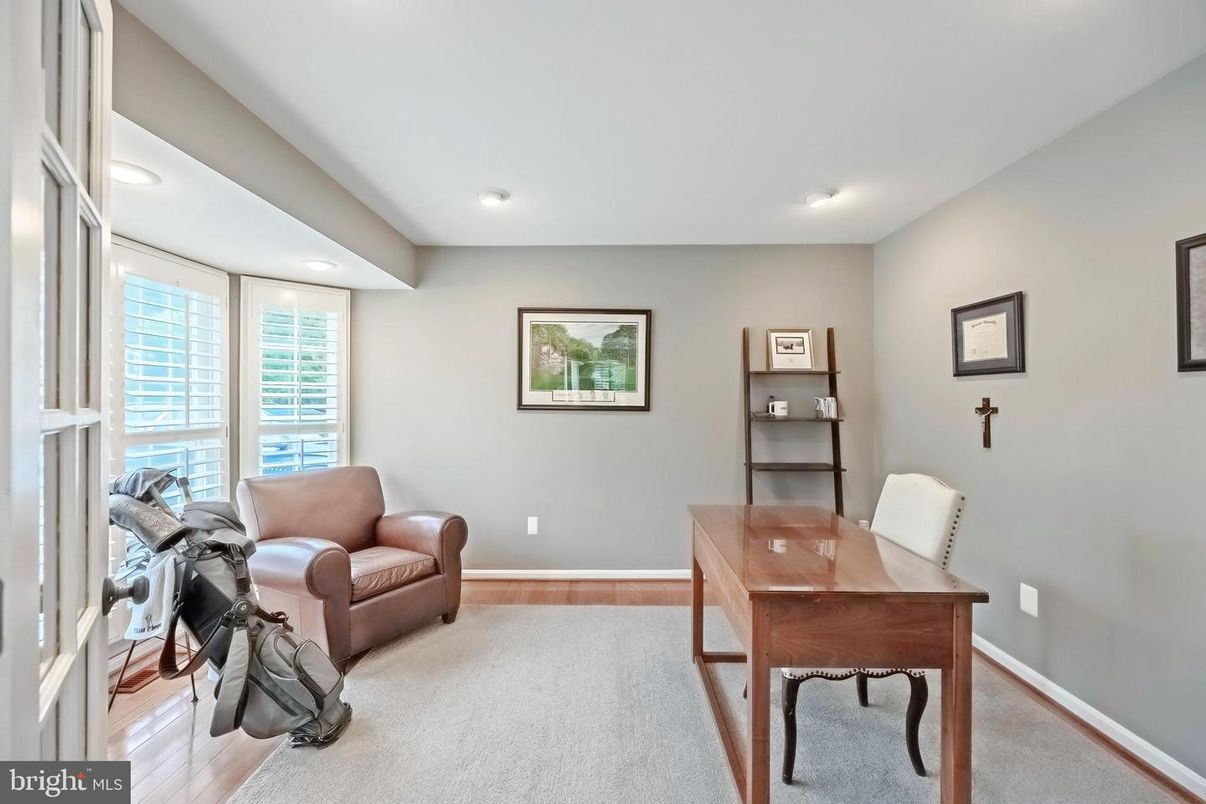 Home Office, Interior, Recessed Lighting