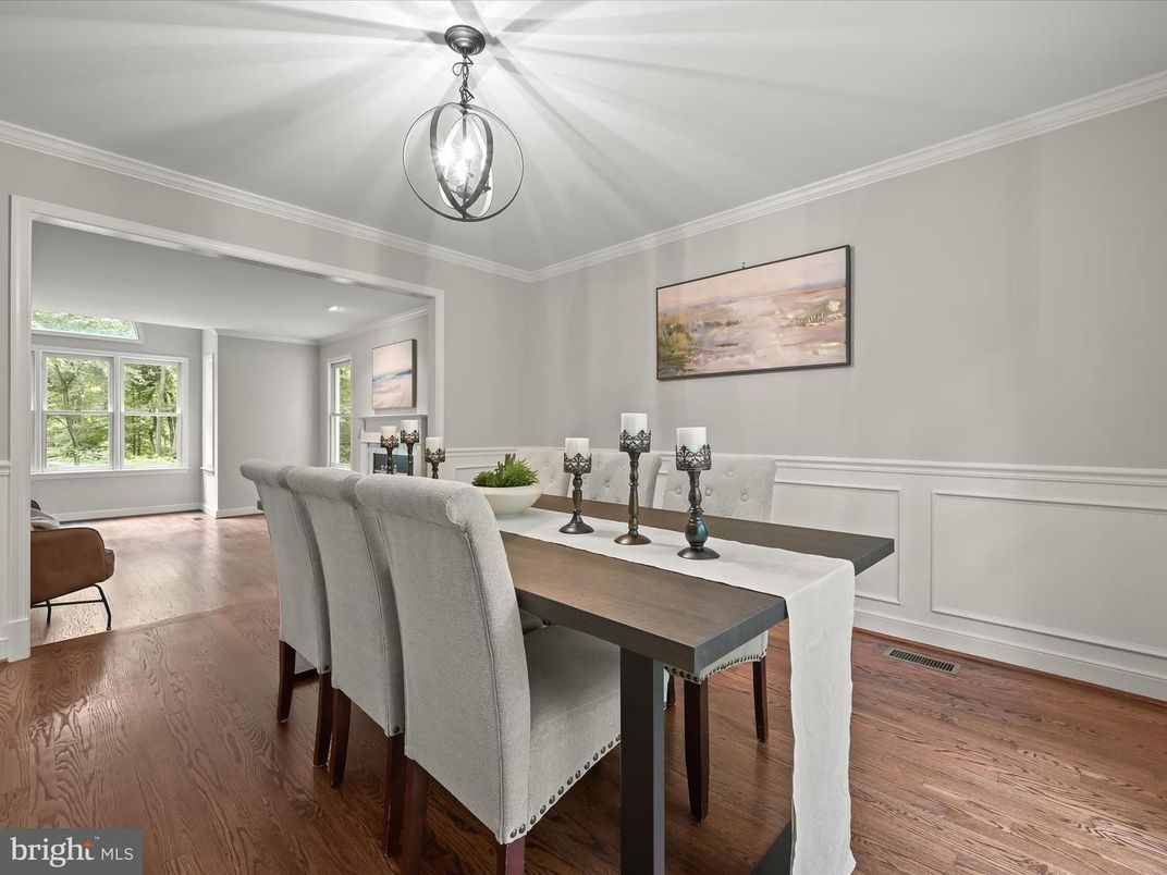 Dining room, Interior, Wood Texture Flooring