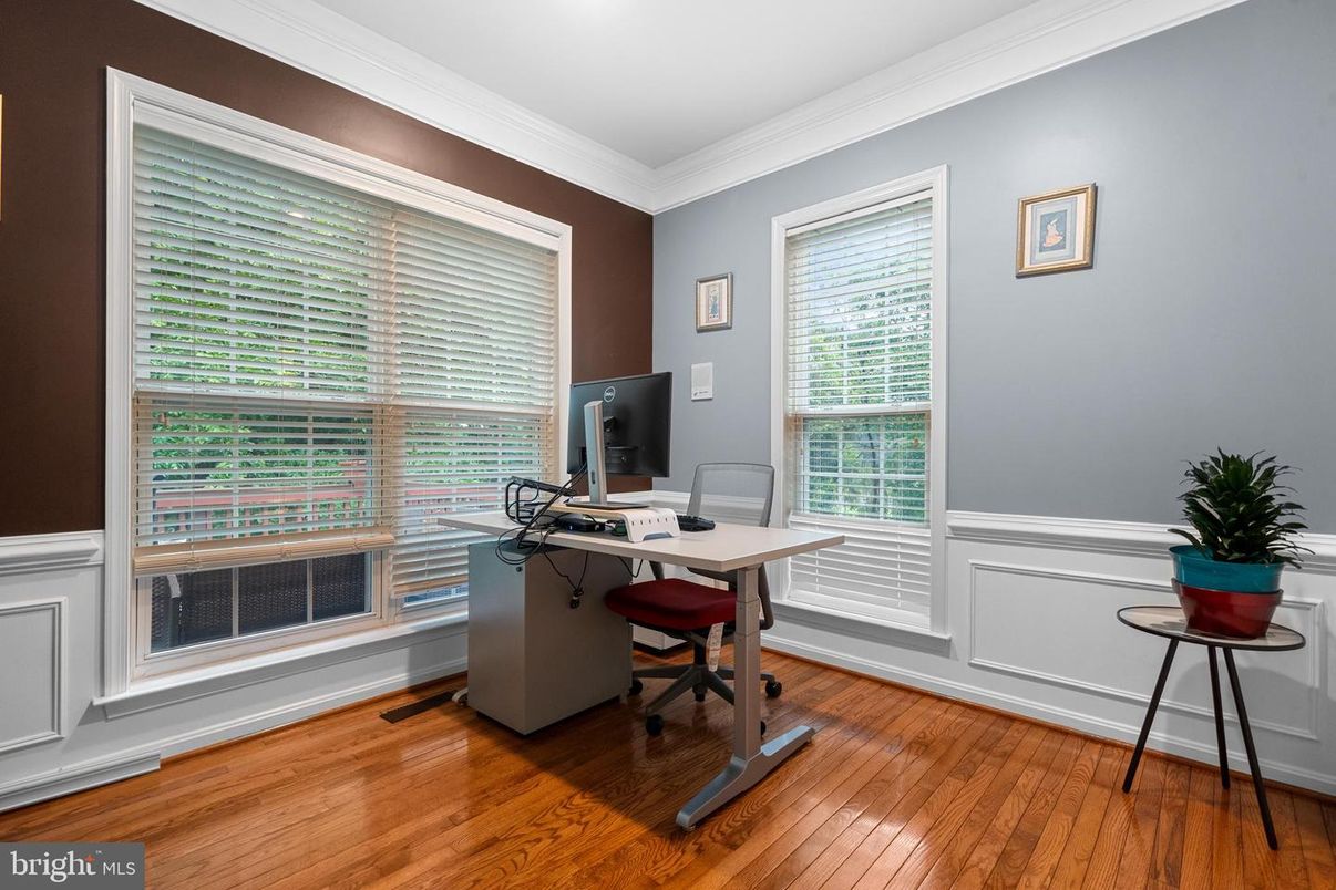 Home Office, Interior, Wood Texture Flooring