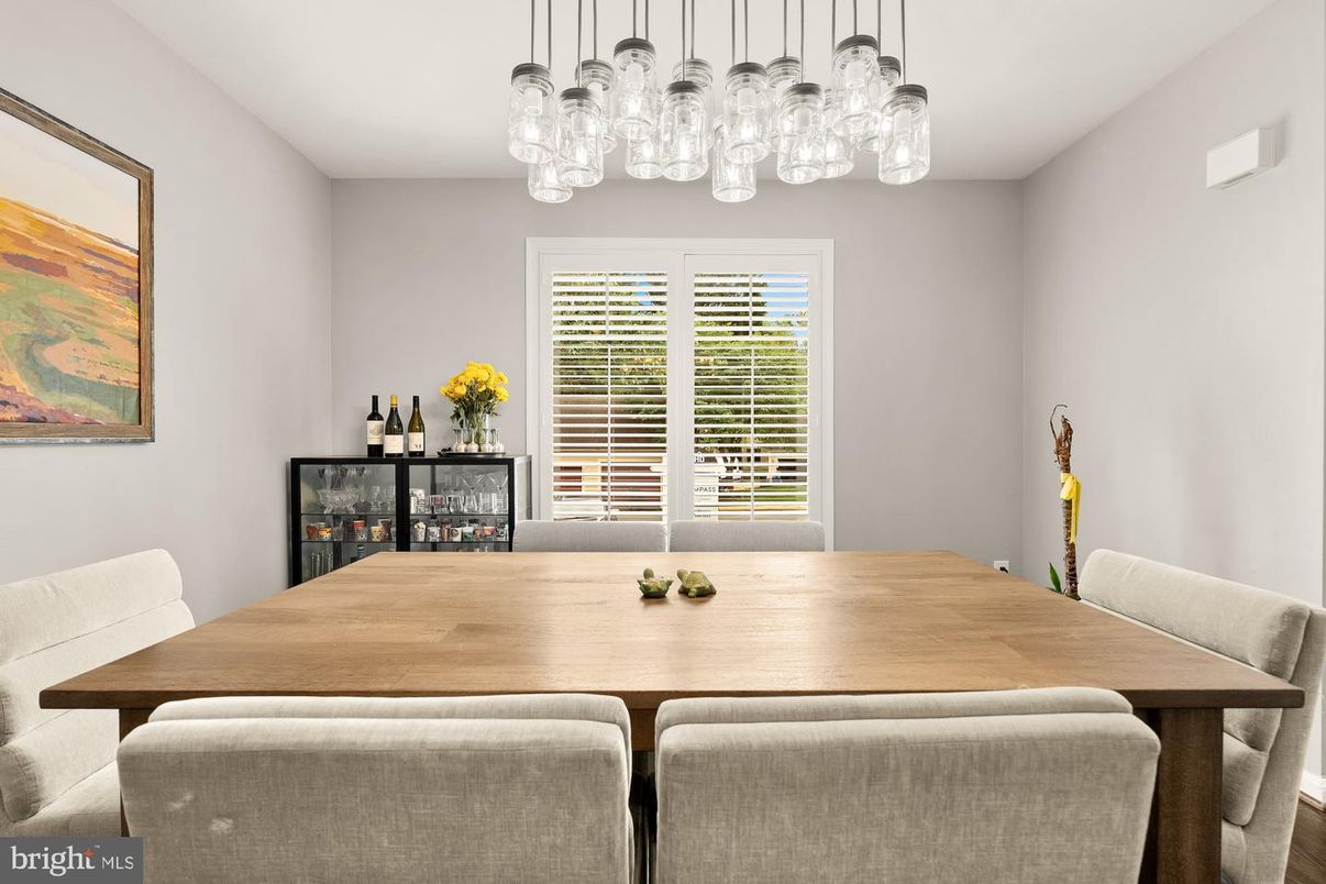 Dining room, Interior, Pendant Lights