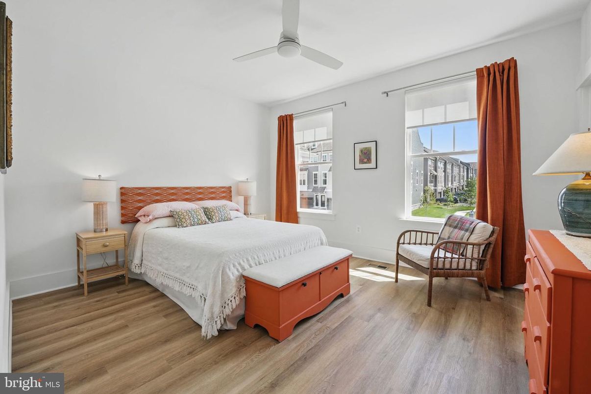 Bedroom, Interior, Wood Texture Flooring