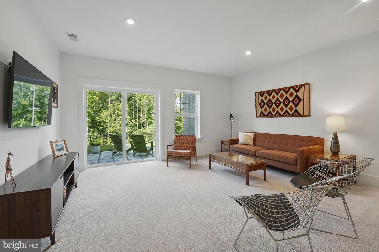 Interior, Living room, Recessed Lighting
