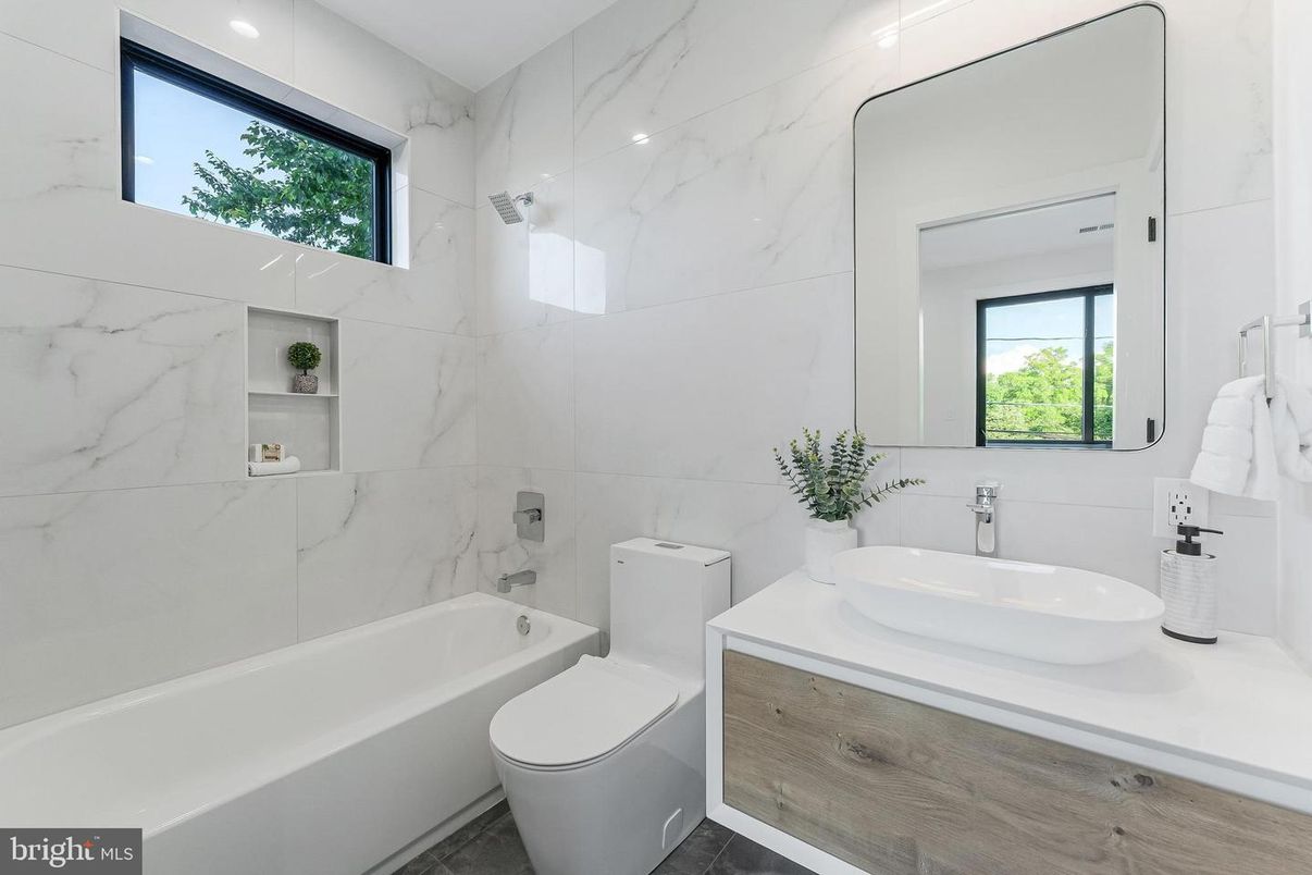 Bathroom, Interior, Marble Walls