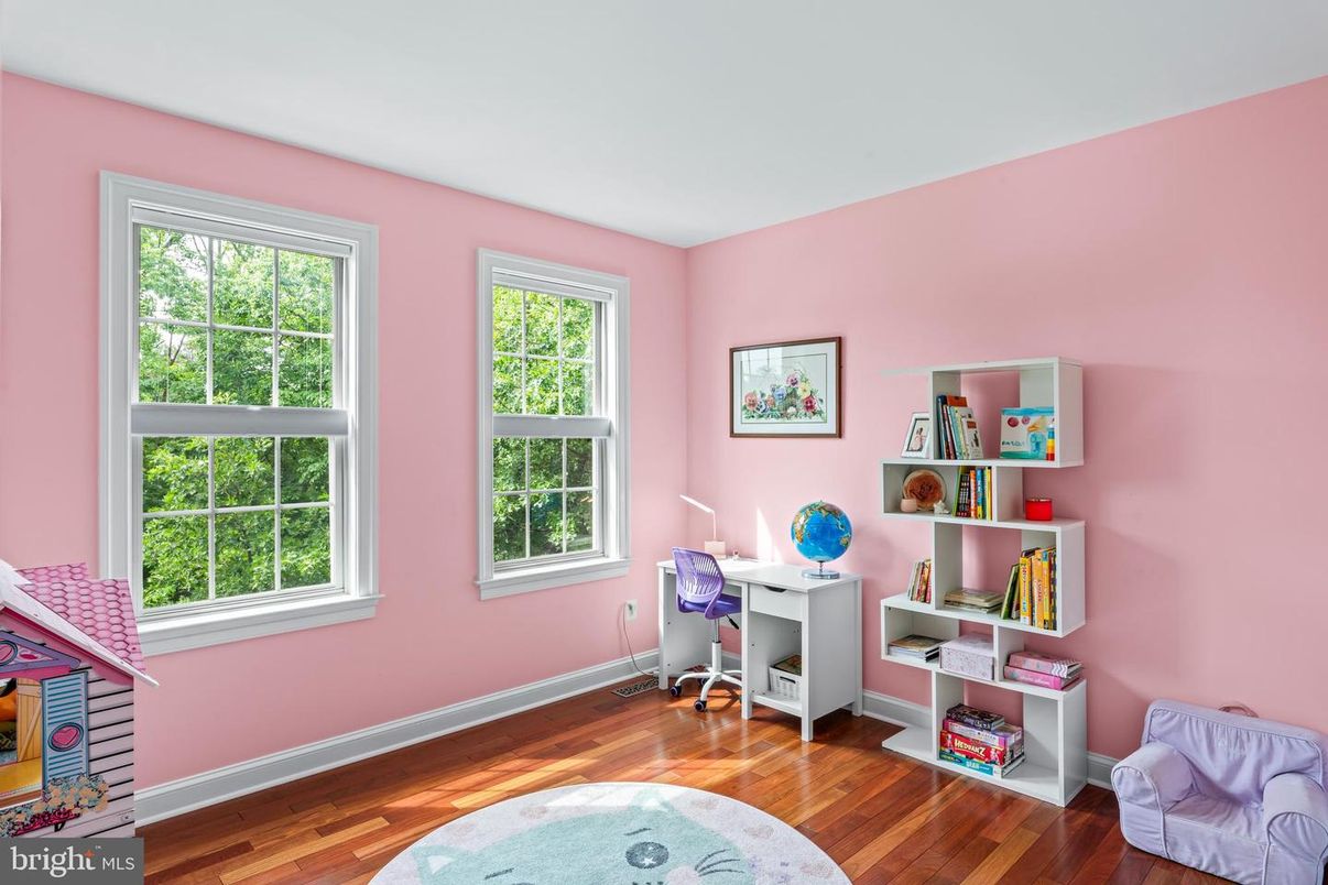 Home Office, Interior, Wood Texture Flooring