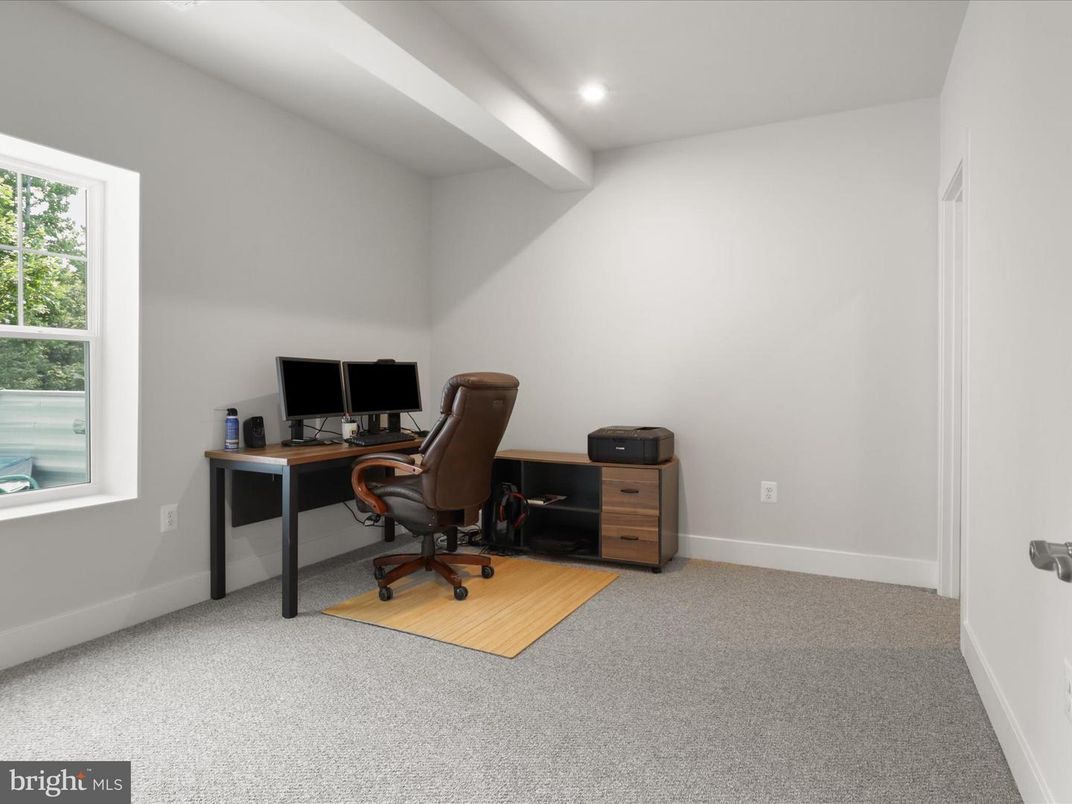 Home Office, Interior, Recessed Lighting