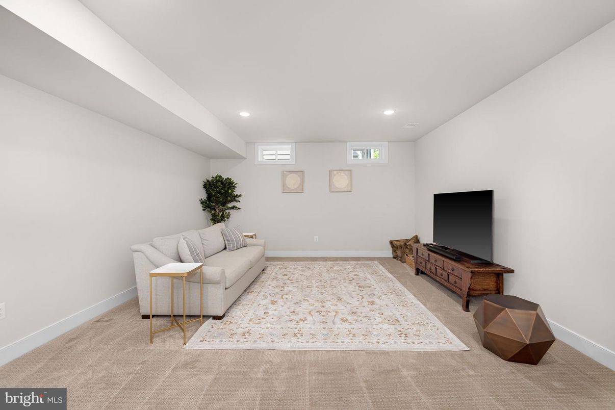 Interior, Living room, Recessed Lighting