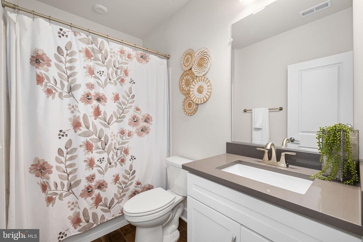 Bathroom, Interior, Wood Texture Flooring