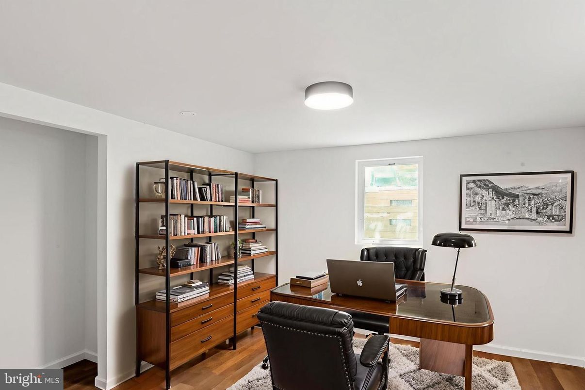 Home Office, Interior, Wood Texture Flooring