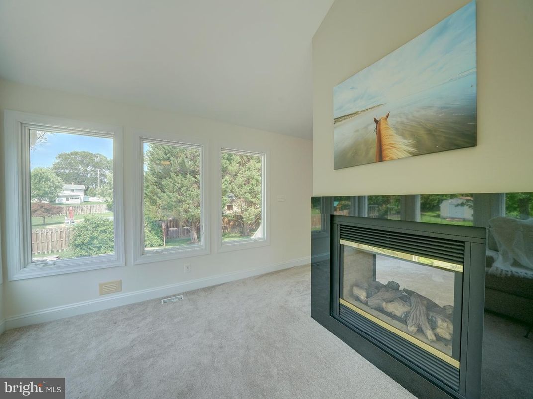 Empty room, Fireplace, Interior