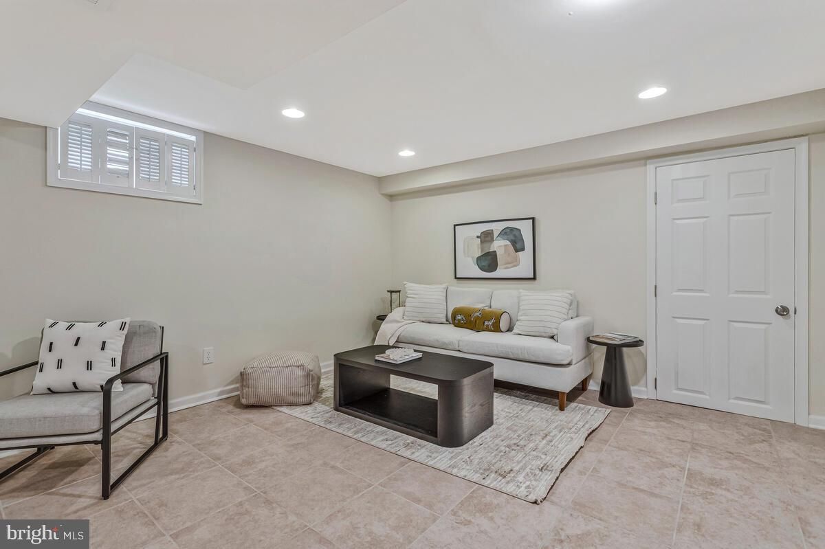 Interior, Living room, Recessed Lighting