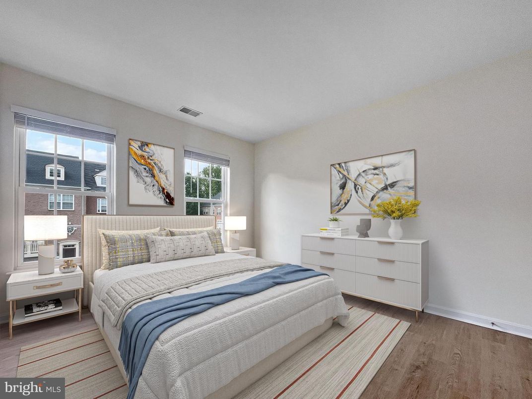 Bedroom, Interior, Wood Texture Flooring