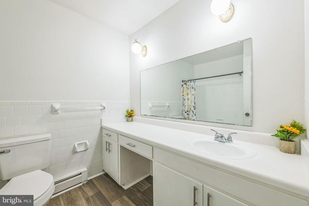 Bathroom, Interior, Wood Texture Flooring
