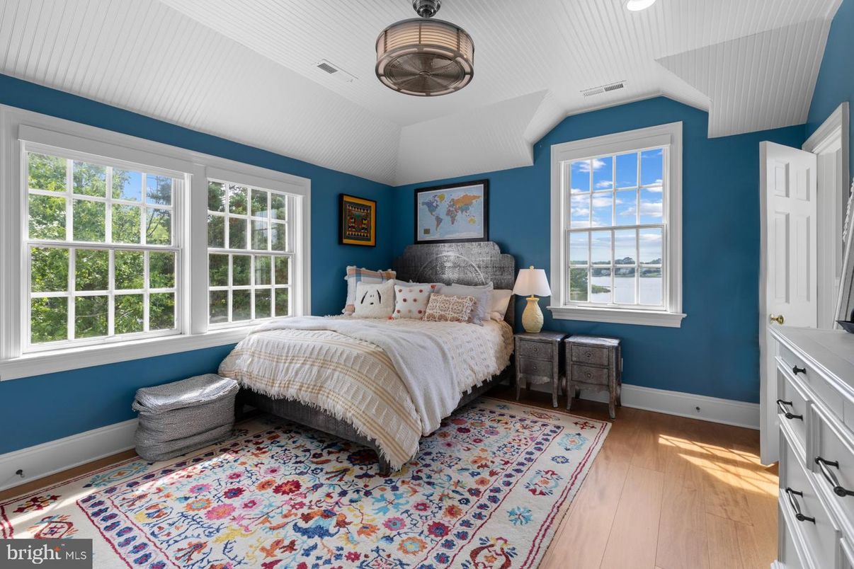 Bedroom, Interior, Wood Texture Flooring