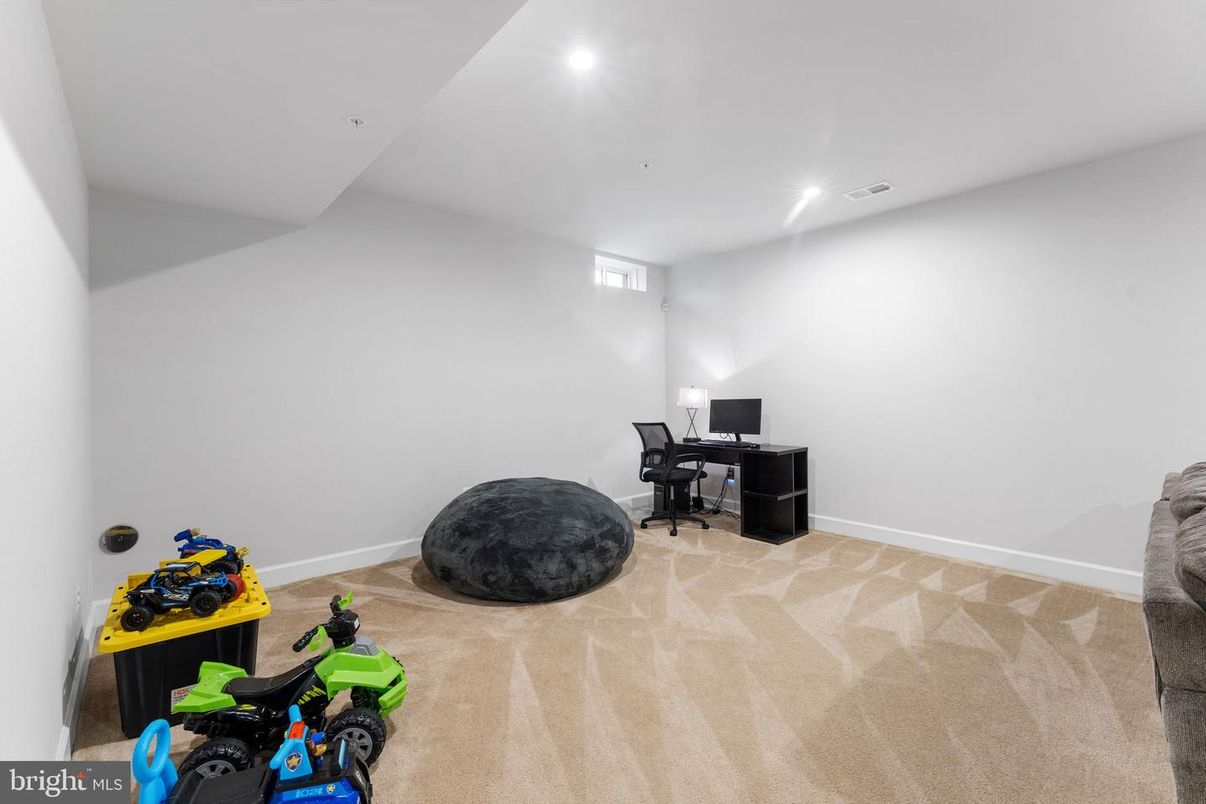 Home Office, Interior, Recessed Lighting