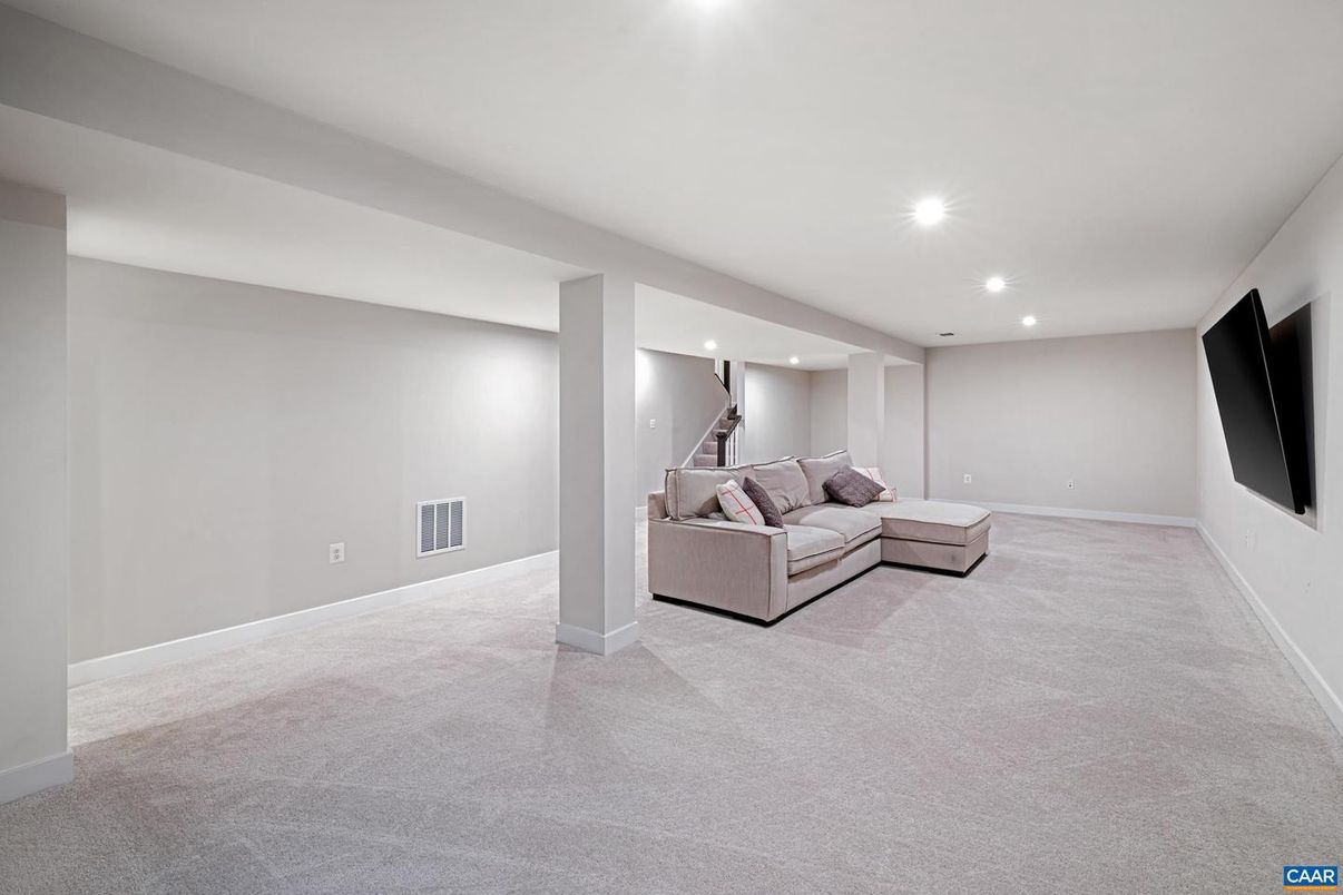 Interior, Living room, Recessed Lighting