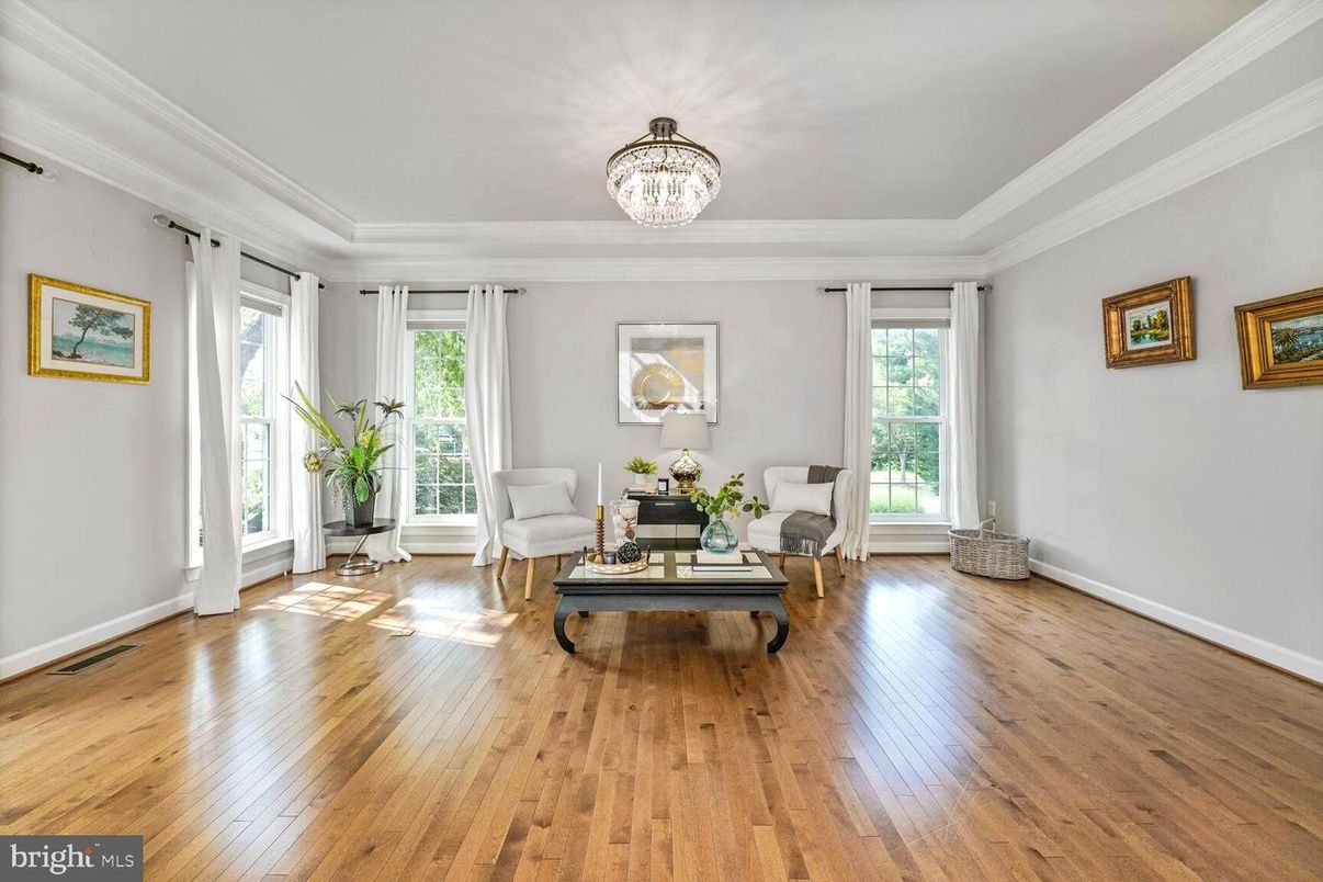 Chandelier, Interior, Living room, Wood Texture Flooring