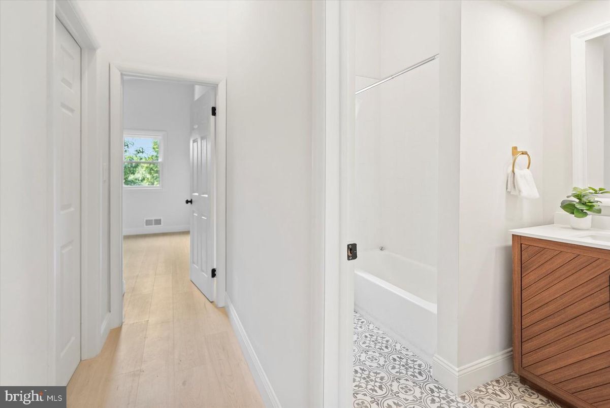 Bathroom, Interior, Wood Texture Flooring
