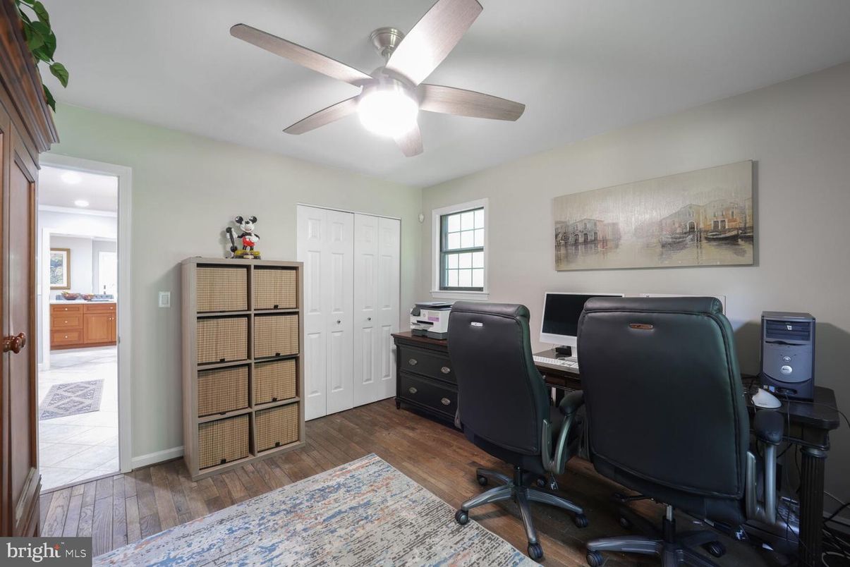 Home Office, Interior, Wood Texture Flooring